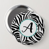 Zebra Pattern Button (Vorne & Hinten)