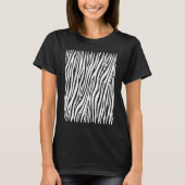 Zebra Pattern Carnival Costume Zebra Stripes Fancy T-Shirt (Vorderseite)