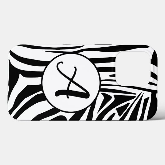 Zebra Pattern Case-Mate iPhone Hülle (Rückseite (Horizontal))