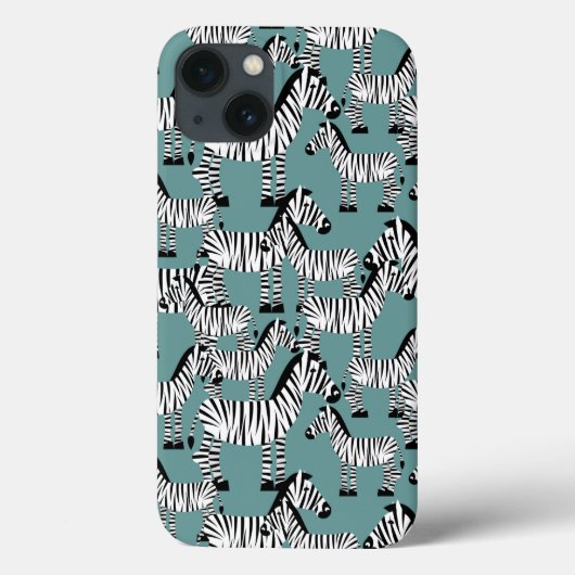 Zebra Pattern Case-Mate iPhone Hülle (Rückseite)