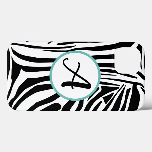 Zebra Pattern Case-Mate iPhone Hülle (Rückseite (Horizontal))