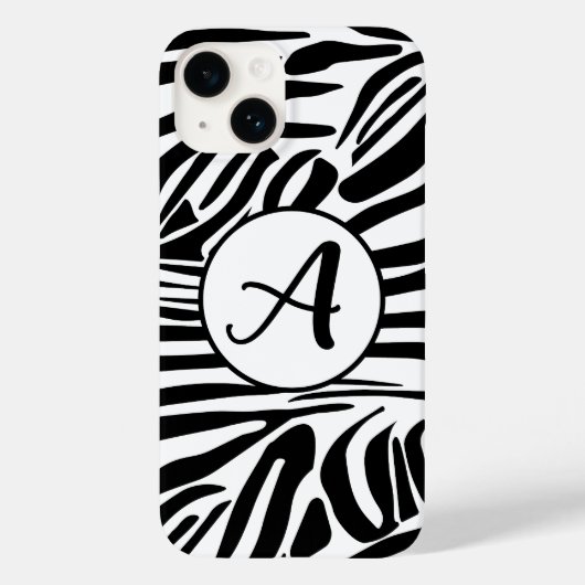 Zebra Pattern Case-Mate iPhone Hülle (Rückseite)