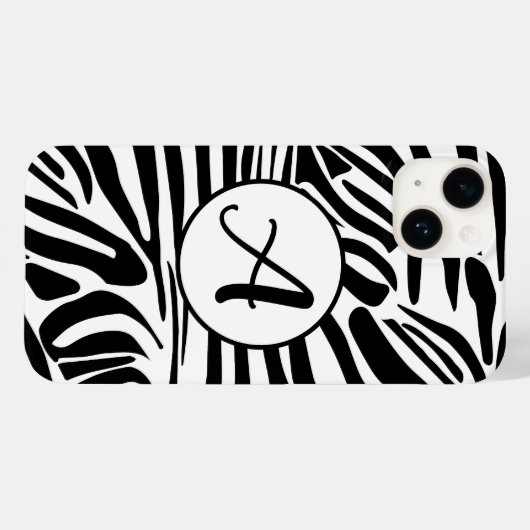 Zebra Pattern Case-Mate iPhone Hülle (Rückseite (Horizontal))