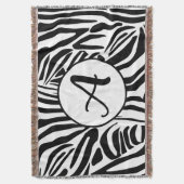 Zebra Pattern Decke (Vorderseite Vertikal)