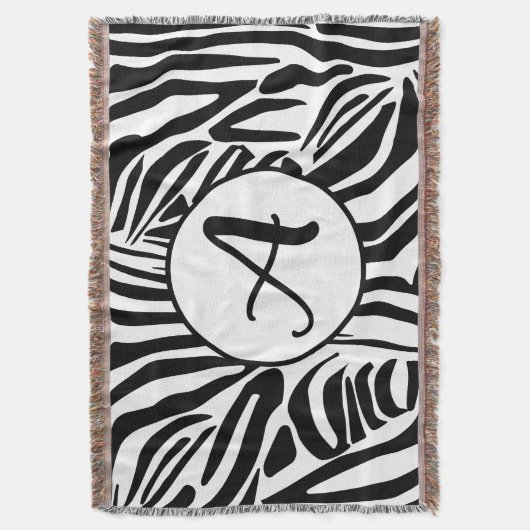 Zebra Pattern Decke (Vorderseite Vertikal)