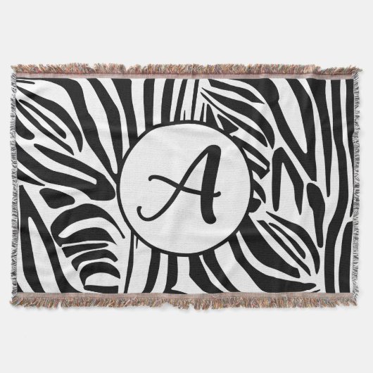 Zebra Pattern Decke (Vorderseite)