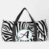 Zebra Pattern Duffle Bag (Rückseite)