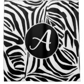 Zebra Pattern Duschvorhang (Vorderseite)