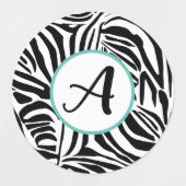 Zebra Pattern Etiketten (Design 2)