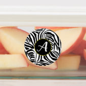 Zebra Pattern Etiketten (Befestigt)