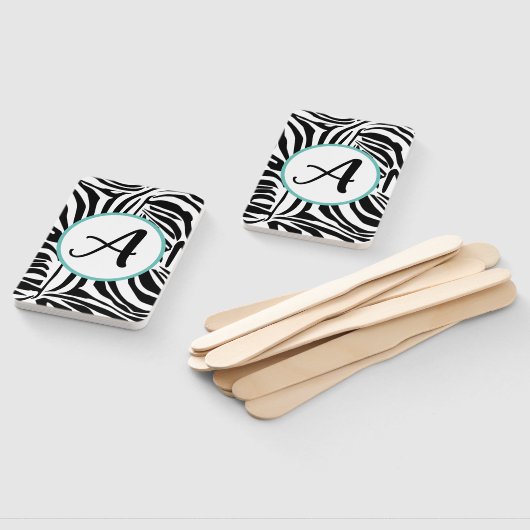 Zebra Pattern Fächer (Non-assembled)