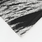 Zebra Pattern Fleecedecke (Ecke)