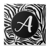 Zebra Pattern Fliese (Vorderseite)