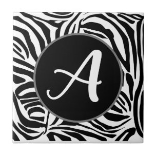 Zebra Pattern Fliese