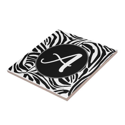 Zebra Pattern Fliese (Seite)