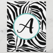 Zebra Pattern Flyer (Vorne)