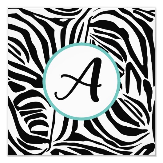 Zebra Pattern Fotodruck (Vorne)