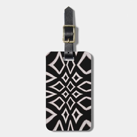 Zebra Pattern_Gepäcktag Gepäckanhänger (Vorderseite vertikal)