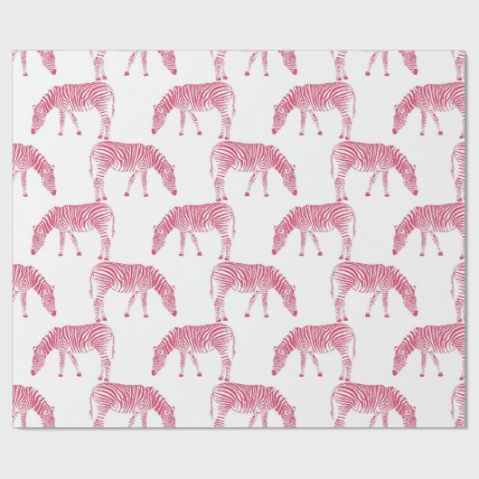 Zebra Pattern Geschenkpapier (Flach)