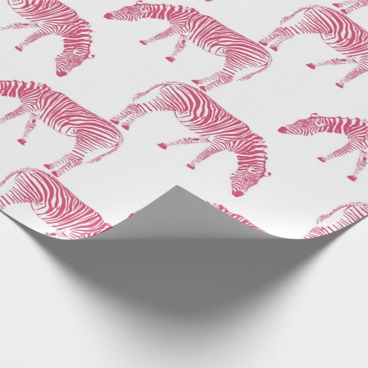 Zebra Pattern Geschenkpapier (Ecke)