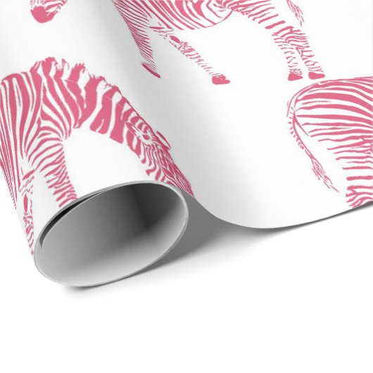 Zebra Pattern Geschenkpapier (Rolleneckpunkt)