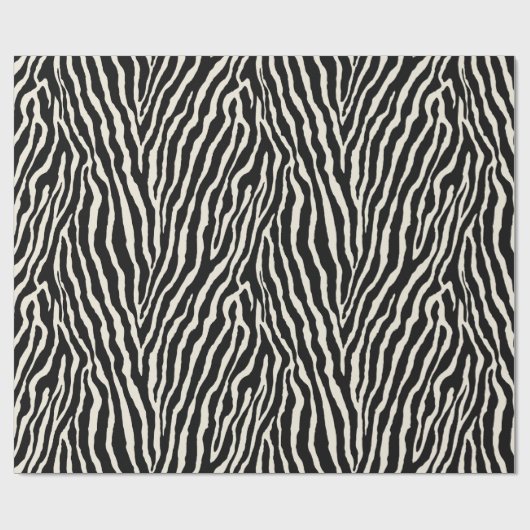Zebra Pattern Geschenkpapier (Flach)