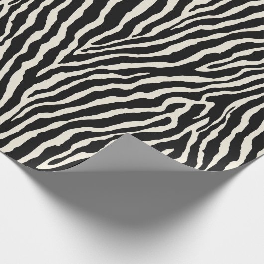 Zebra Pattern Geschenkpapier (Ecke)