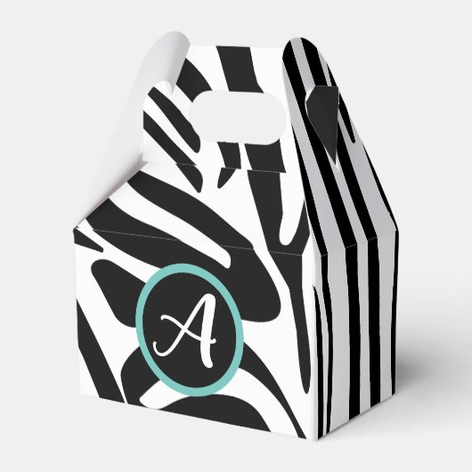 Zebra Pattern Geschenkschachtel (Rückseite)