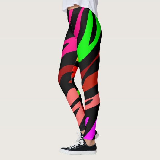 Zebra Pattern Girly Trendy Mode Leggings (Links)