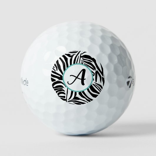 Zebra Pattern Golfball (Vorderseite)