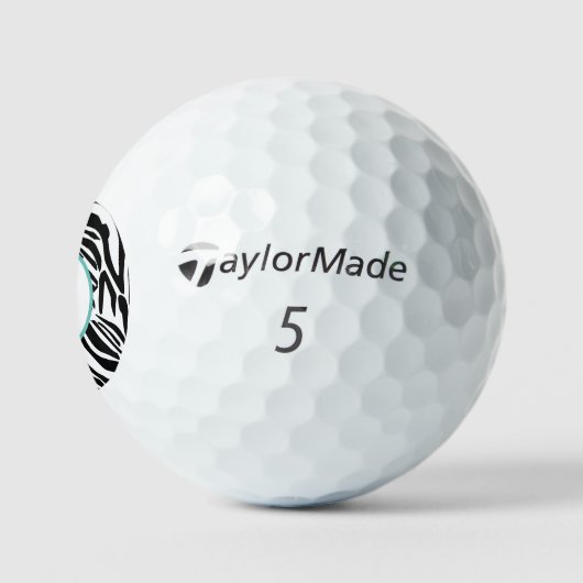 Zebra Pattern Golfball (Logo)