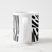 Zebra Pattern Jumbo-Tasse (Rückseite)