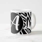 Zebra Pattern Jumbo-Tasse (Vorderseite Rechts)
