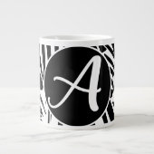 Zebra Pattern Jumbo-Tasse (Vorderseite)