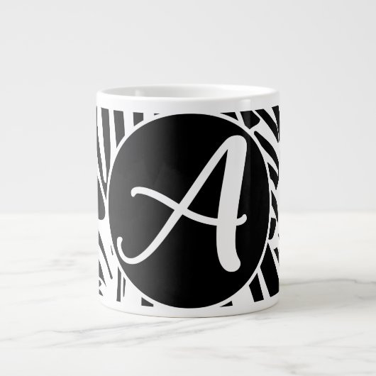 Zebra Pattern Jumbo-Tasse (Vorderseite)