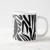 Zebra Pattern Jumbo-Tasse (Rechts)