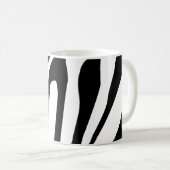 Zebra Pattern Kaffeetasse (VorderseiteRechts)