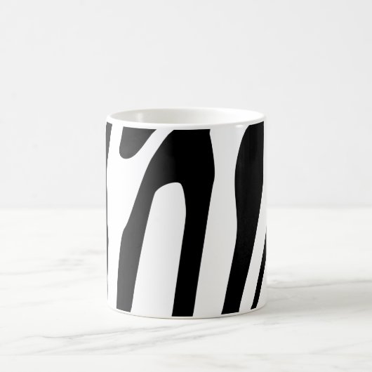 Zebra Pattern Kaffeetasse (Mittel)