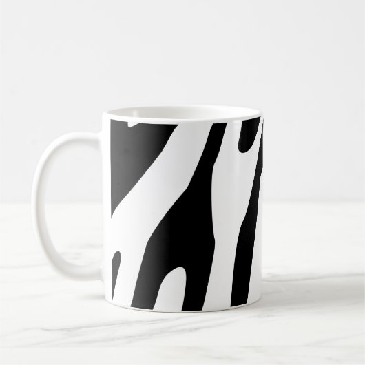 Zebra Pattern Kaffeetasse (Links)