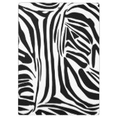 Zebra Pattern Klemmbrett (Rückseite)