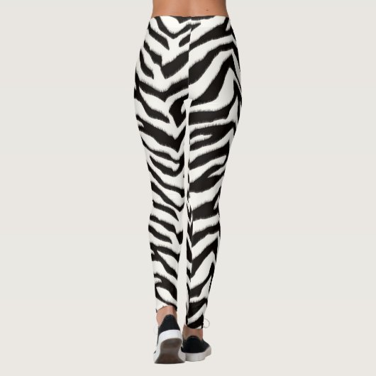 Zebra Pattern Leggings (Rückseite)
