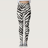 Zebra Pattern Leggings (Vorderseite)