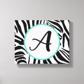 Zebra Pattern Leinwanddruck (Vorderseite)