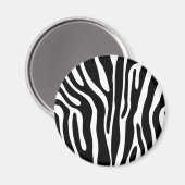 Zebra Pattern Magnet (Vorderseite/Rückseite)