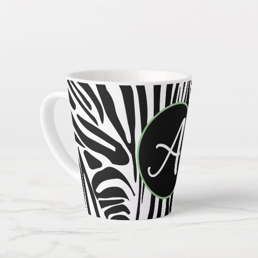 Zebra Pattern Milchtasse (Linke Ecke)