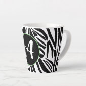 Zebra Pattern Milchtasse (Rechte Ecke)