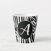 Zebra Pattern Milchtasse (Vorderseite)