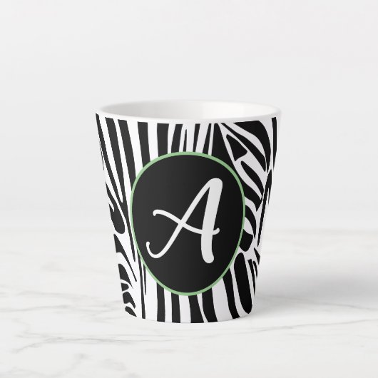 Zebra Pattern Milchtasse (Vorderseite)