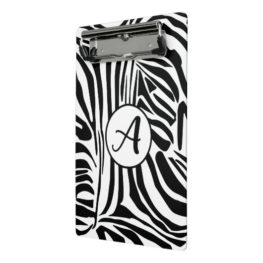 Zebra Pattern Mini Klemmbrett (Gewinkelt2)