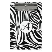 Zebra Pattern Mini Klemmbrett (Vorderseite)
